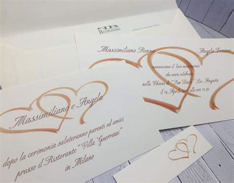 Set Partecipazioni Nozze Personalizzate Inviti Matrimonio BUONANNO Cod