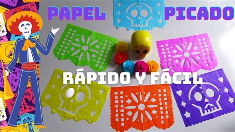 Papel Picado Paso A Paso DÍa De Muertos Youtube