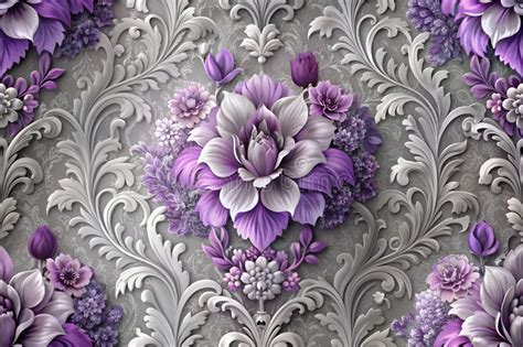 Wallpaper Flower Illustration of Flower Background 3d Stock ...