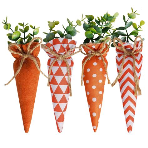 Pcs Easter Carrot Fabric Carrot Toy Artificial Carrot Rustic Stuffed