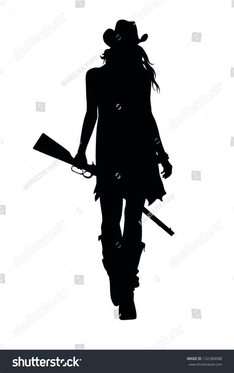 Cowboy Stock Vector Illustration 132280088 Shutterstock