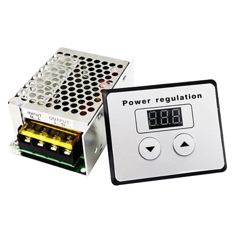 Controlador De Tensão SCR 4000w Dimmer AC 220V Regulador De Velocidade