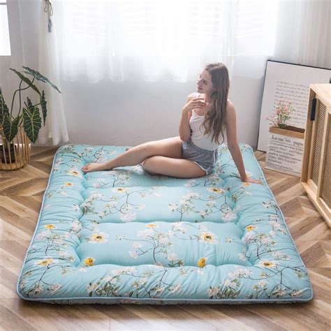 Buy Maxyoyo Rustic Floral Korean Floor Mattress Japanese Futon Mattress