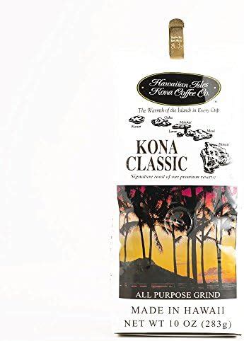 Amazon Hawaiian Isles Kona Coffee 10 Oz Each 3 Items Per Order