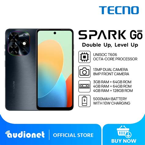 Tecno Spark Go 2024 Smartphone 3gb64gb4gb64gb4gb128gb Unisoc