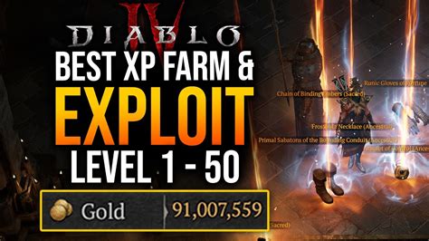 Diablo Top Broken Legendary Xp Farm Glitch After Patch Youtube