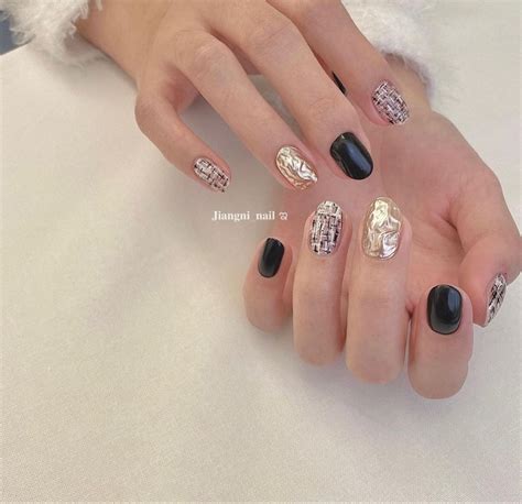 Korea Nail Nail Designs Nails Simple Beauty Finger Nails Ongles