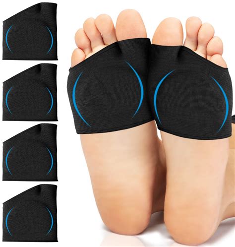 Metatarsal Sleeve With Gel Pads 2 Pairs Ball Of Foot Cushions With