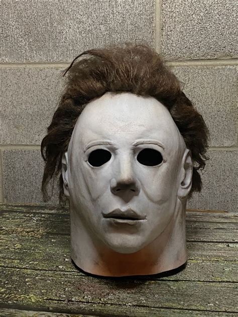 Halloween Michael Myers 1978 Mask Rehaul Tots Repaint Mask Etsy In