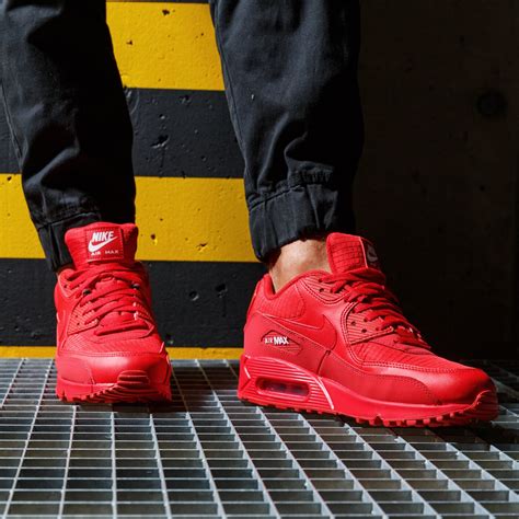 NIKE AIR MAX 90 ESSENTIAL AJ1285 602 kolor czerwony Męskie