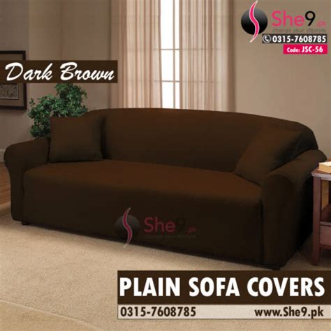 dark brown plain sofa covers jersey knitting fabric shepk