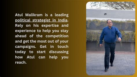 Ppt Atul Malikram Is A Leading Political Strategist In India Powerpoint Presentation Id 12108603