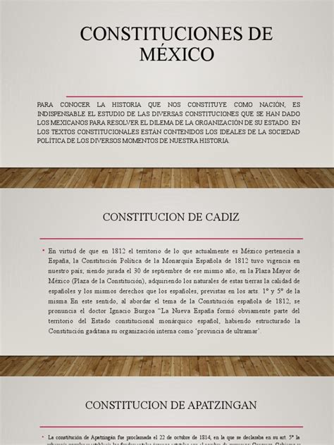 Constituciones De México Pdf Constitución México