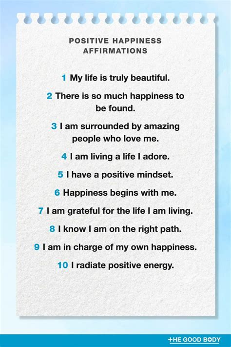 😊 50 Affirmations for Happiness: Welcome Joy Into Your Life