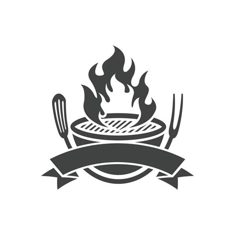 vector de plantilla de diseño de icono de logotipo de parrilla 8040325