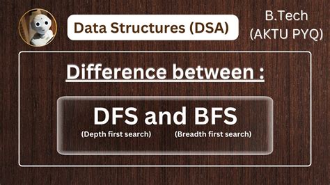 1 Difference Between DFS And BFS With Example AKTU Question