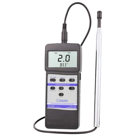 Traceable Hot Wire Anemometer Thermometer