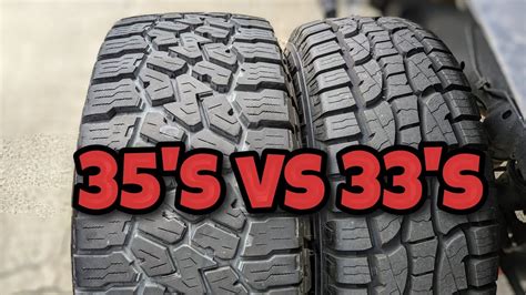 Vs Inch Tires A Practical Review For Jeep Wrangler Tires Youtube