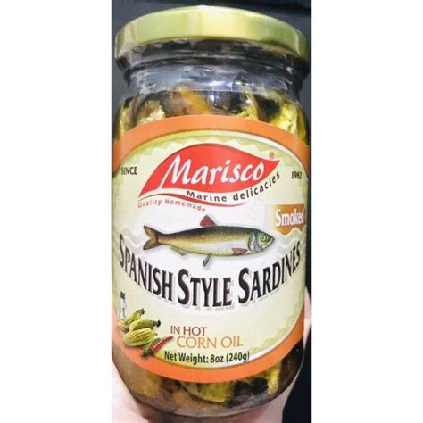 Marisco Smoked Spanish Sardines In Hot Corn Oil 240g Lazada PH