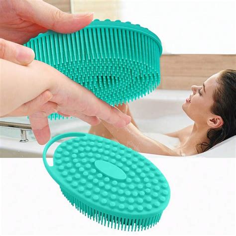 Silicone Body Scrubber Exfoliating Body Scrubber Soft Silicone Loofah