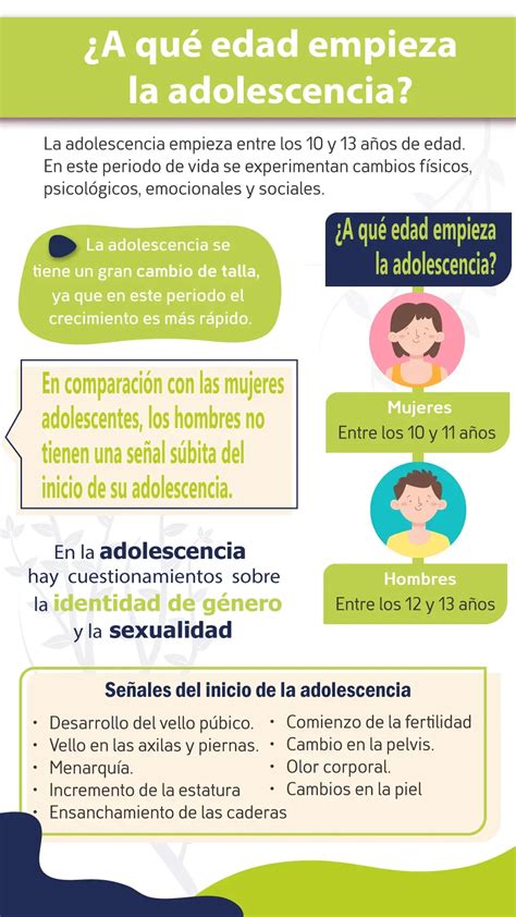 A Qu Edad Empieza La Adolescencia