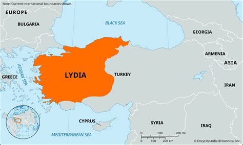 Lydia Anatolia History And Map Britannica