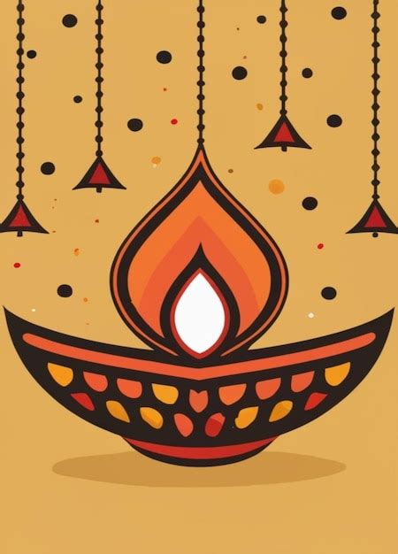 Premium Vector Diwali Decoration Diya 2d Vector Art