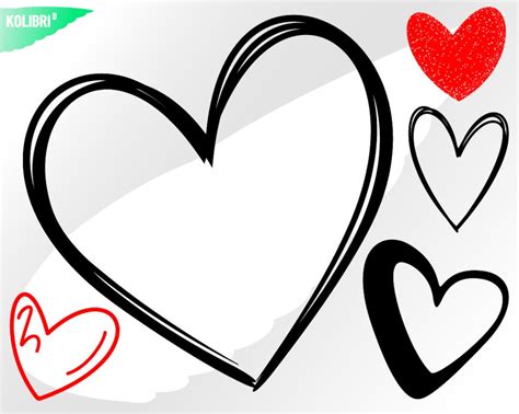 Herz Doodle Svg Herz Doodle Png Herz Svg Herz Png Line Heart Clipart