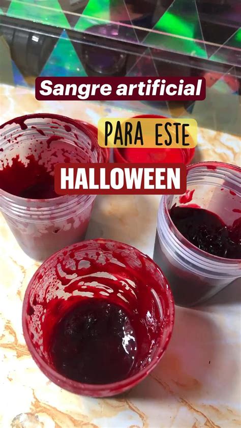 Sangre Artificial D Perfecta Para Este Halloween Maquillaje De