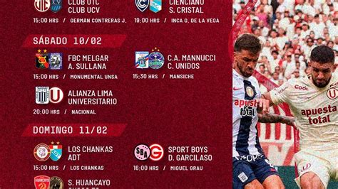 Confirmado El Primer Cl Sico Del A O Entre Alianza Vs Universitario