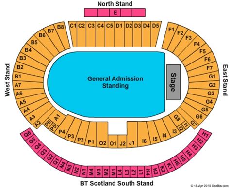 National Stadium At Hampden Park Tickets In Glasgow Seating Charts