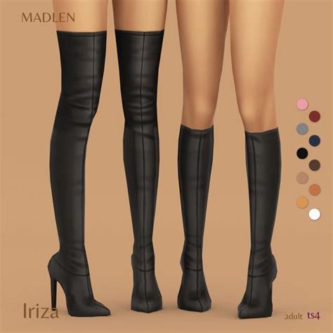 Iriza Boots Madlen Sims 4 Sims 4 Cc Shoes Sims