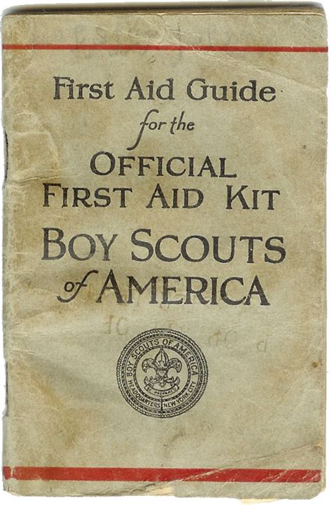 Troop Bsa Unadilla Ny First Aid Guide For The Official Boy