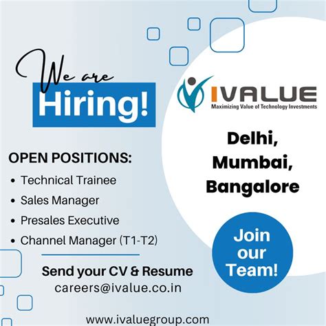 Ivalue Infosolutions Pvt Ltd On Linkedin Hiringnow Ivalue Hiring