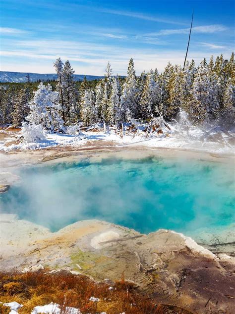 7 Yellowstone Hot Springs & Geysers To Visit In Winter