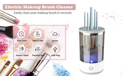 Amazon Electric Makeup Brush Cleaner Machine Portable Automatic