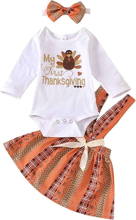 Amazon Newborn Baby Girl Thanksgiving Outfits My First