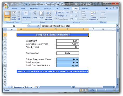 Compound Interest Formula Excel Excel Formula Help Compound 34574 Hot Sex Picture