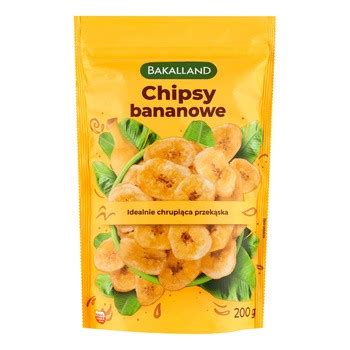 Bakalland Chipsy Bananowe 200 G