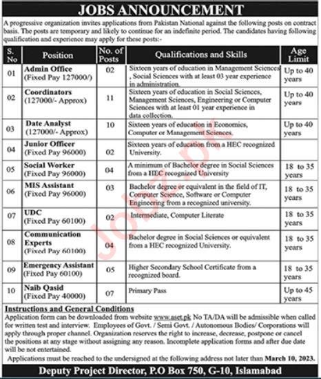 Public Sector Organization Jobs 2023 2024 Job Advertisement Pakistan