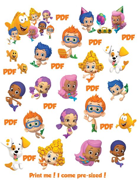 Bubble Guppies Printables