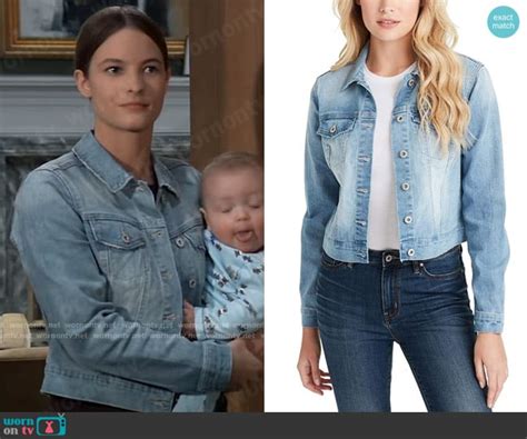 Wornontv Esmes Denim Jacket On General Hospital Avery Kristen Pohl