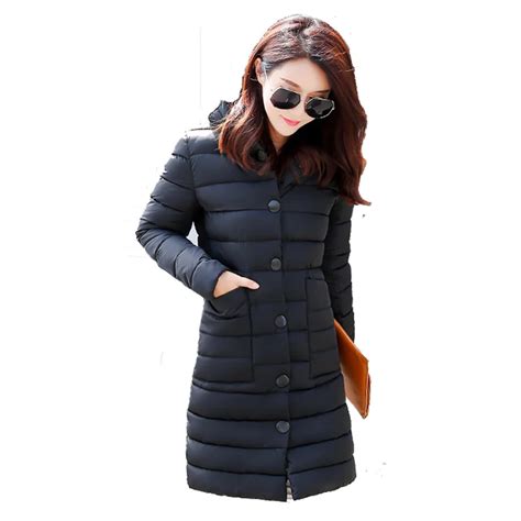 Women Padded Coat Nice Winter Jacket Women Long Down Cotton Women ...