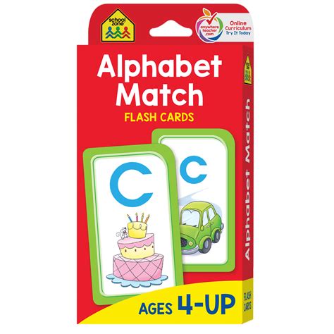 School Zone Alphabet Match Flash Cards