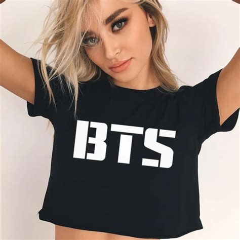 Kpop Bts Hot Sex Hoodie Women Pullover Sexy Crop Top Streetwear Bangtan Boys Hoodies Tops