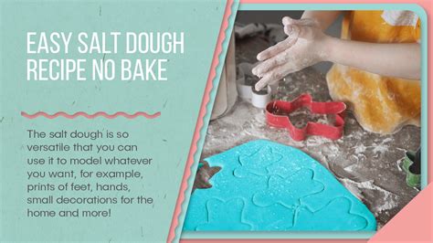 Easy Salt Dough Recipe No Bake Craft Push