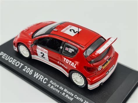 1 43 2003 Peugeot 206 WRC Monte Carlo Rally Burns Reid