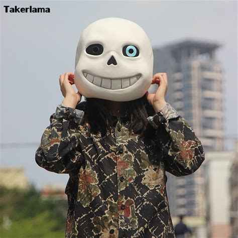 1:1 Halloween Costume Cosplay Movie Game Prop Mask Sans Undertale ...