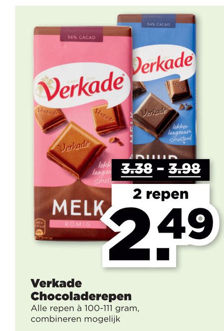 Verkade Chocolade Folder Aanbieding Bij Plus Details