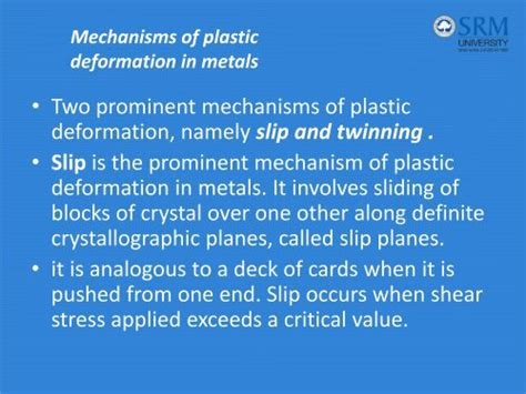 Zebra Angegeben Größte mechanism of plastic deformation Teil Forum Roman